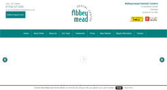 Desktop Screenshot of abbeymeaddental.co.uk